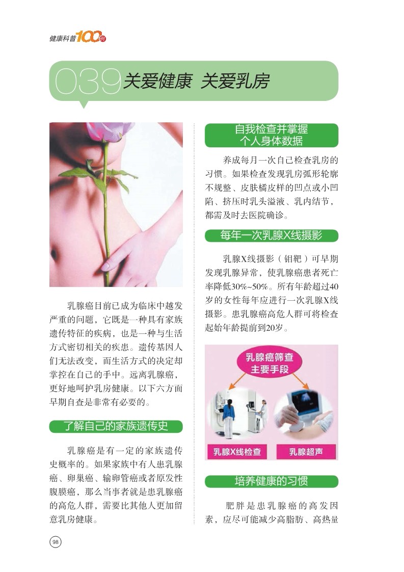 关爱健康关爱乳房